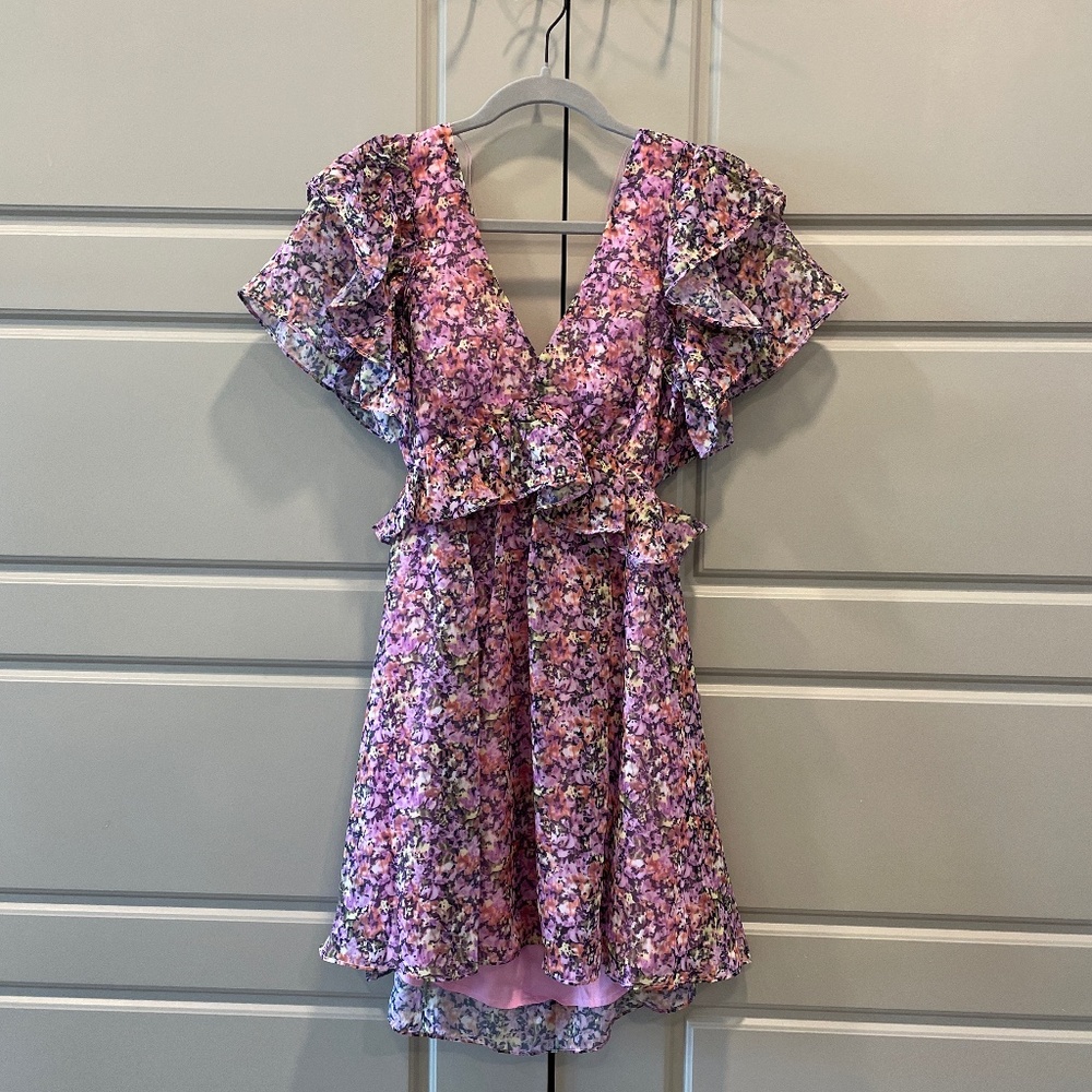 Floral print dress